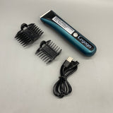 EzGoGo Hair Clipping Machine for Animals, Stainless Steel Blades, 45x27x158mm, Black & Green, Pet Grooming Clippers for Cats & Dogs