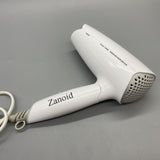 Zanoid Hair Dryer - 1200W Fast Drying, Foldable, Hot & Cold Air, Overheat Protection, Long-Lasting Styling