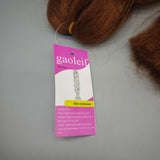 Gaoleif Hair Extensions, High-Temperature Synthetic Fiber, 120cm Long, Deep Brown/Blue/Silver, YK Com Silk, 3-6 Packs for Full Head