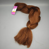 Gaoleif Hair Extensions, High-Temperature Synthetic Fiber, 120cm Long, Deep Brown/Blue/Silver, YK Com Silk, 3-6 Packs for Full Head