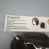 Peigaula Hair pieces and wigs, Real Hair Blend, Hand-Woven Center Part, Natural Look, Lightweight and Comfortable