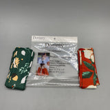 Dorimy Hair Ribbons - Floral Pattern, 2-Piece Set, 37.7 x 3.3 Inches, Stylish & Versatile Hair Accessories