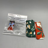 Dorimy Hair Ribbons - Floral Pattern, 2-Piece Set, 37.7 x 3.3 Inches, Stylish & Versatile Hair Accessories