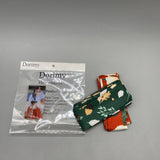 Dorimy Hair Ribbons - Floral Pattern, 2-Piece Set, 37.7 x 3.3 Inches, Stylish & Versatile Hair Accessories