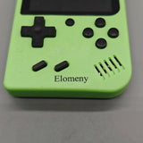 Elomeny Hand-held consoles for playing video games - 3-Inch HD Screen, 400 Games, Compact & Lightweight, Matte Texture, Green, 130x82x23mm