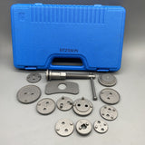 HTZSSON Hand-operated automotive repair tools, namely, drum brake adjusting tools, 45# Steel, 12-Piece Set, Compatible with BMW, Audi, Volkswagen, Ford, 32×21.5×5.5cm, 2640g