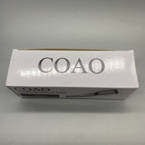 COAO Hand Held Shower Heads, Silver ABS Material, 8.5x2.4x2 Inch, Standard Four-Point Interface