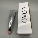 COAO Hand Held Shower Heads, Silver ABS Material, 8.5x2.4x2 Inch, Standard Four-Point Interface