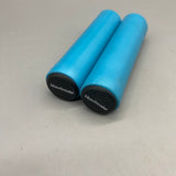 Motofounder Handle bars for motorcycles, 12.5x3cm, Blue, Waterproof & Anti-Slip, Soft Silicone Foam for Shock Absorption