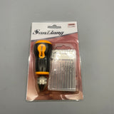SanLiang Hand tools, namely, drills - Chrome Vanadium Steel, 9 Interchangeable Drill Bits