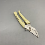 HTZSSON Hand tools, namely, weed cutters, 17.5×3cm, Lightweight Garden Shears, 2CR13 Stainless Steel Blade, PP Plastic Handle, 105g