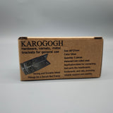 KAROGOGH Hardware, namely, metal brackets for general use – 60x27mm Cold-Rolled Steel – Silver – Heavy-Duty Bed Frame Connectors – 5-Pack