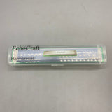EchoCraft Harmonica – Stainless Steel Cover, Silver, 17.5×2.8×2.2cm, Phosphor Bronze Reeds, Rich Sound