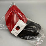 GXFCAI Hats, Black and Red Color Block Design, Adjustable Fit for 56-60cm Head Circumference