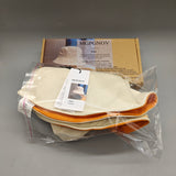MGPGNOV Hats - Orange and White Reversible Design Breathable and Comfortable M Size Medium Simple Fashion Versatile