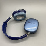 Heavy Bass Headphones, Bluetooth 5.0/TF Card/Wired Mode, 48H Battery, 1H Charging, Blue, 6.65×7.73×3.28 Inch