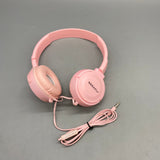 GEEKFLY Headphones, Pink, 3.5mm Wired Connection, Comfortable for All Head Sizes