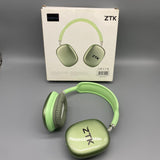 ZTK Headphones, 45 Hours Playtime, 2-Hour Fast Charging, 204×185×84mm, 208g, Green, for Music & Calls,Bluetooth 5.3