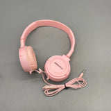 GEEKFLY Headphones, Pink, 3.5mm Wired Connection, Comfortable for All Head Sizes