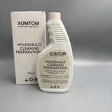 XUMTOM Household Cleaning Preparations Multi Surface Spray Deep Stain Remover Rinse Free Home All Purpose Cleaner for Kitchen Bathroom Tiles Countertops 750ml