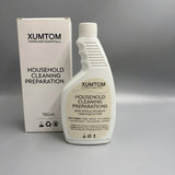 XUMTOM Household Cleaning Preparations Multi Surface Spray Deep Stain Remover Rinse Free Home All Purpose Cleaner for Kitchen Bathroom Tiles Countertops 750ml