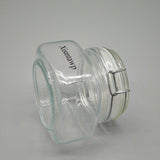 Xismtawp Household Containers – 750ml, High-Efficiency Sealing, Moisture-Proof & Fresh Lock, Glass Material, Storage & Organization, 9.6cm Diameter, 12.4cm Height