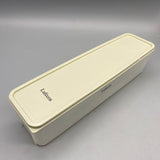 Lufccos Household containers for storage, PP Plastic, 29×8×6.5cm, Green, 0.15kg, Ideal for Organizing