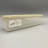 Lufccos Household containers for storage, PP Plastic, 29×8×6.5cm, Green, 0.15kg, Ideal for Organizing