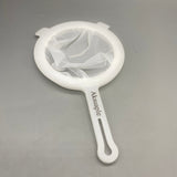Aksuaple Household strainers for tea, Wine – 80 Mesh Fine Filter, Food-Grade PP + Nylon, Easy to Clean, High-Temperature Resistant, 20.6×8.5cm, 37g