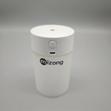 Mizong Humidifiers – 280ml, DC5V, Compact White Design, Quiet Operation for Bedroom & Office, 139x80mm, 133g