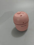 Elixir Gene Humidifiers - Compact Design, Pink Color, 220ml Capacity, 3.5 Hours