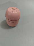 Elixir Gene Humidifiers - Compact Design, Pink Color, 220ml Capacity, 3.5 Hours