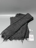 Cuekondy Sweater – Gray, Cozy Loose Fit, Hand-Distressed Knit, Lazy Style Pullover, One Size