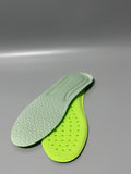 Cuekondy Insoles – Green Mesh & Popcorn Cushion, Shock-Absorbing Shoe Inserts for Sneakers, Dad Shoes & Casual Shoes (Size 39-40)