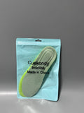 Cuekondy Insoles – Green Mesh & Popcorn Cushion, Shock-Absorbing Shoe Inserts for Sneakers, Dad Shoes & Casual Shoes (Size 39-40)