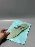 Cuekondy Insoles – Green Mesh & Popcorn Cushion, Shock-Absorbing Shoe Inserts for Sneakers, Dad Shoes & Casual Shoes (Size 39-40)