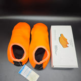i Watershoes Aqua Shoes - Single Lycra Elastic Upper, Non-Slip Composite Sole & Lightweight Comfort Water Socks for Beach, Swimming, Snorkeling & Yoga; Ideal for Active Men, Women & Water Sports Enthusiasts; Orange, Size US 8