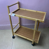 VanPokins Serving Trolley,3-Tier Serving Trolley with Wheels, Multifunctional Rolling Cart for Kitchen, Dining, and Home Use – Sturdy Metal Frame, Smooth Swivel Wheels, Easy Assembly