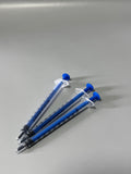 Expesumas Disposable Syringes - 10ml, 3-Pack, Sterile, No Needle, Ethylene Oxide Sterilized, Single Use
