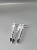 DM YOSLEB Disposable Syringes - 10ml, 3-Pack, Sterile, Ethylene Oxide Sterilized, No Needle, Single Use