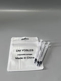 DM YOSLEB Disposable Syringes - 10ml, 3-Pack, Sterile, Ethylene Oxide Sterilized, No Needle, Single Use