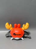 Porcelia Infant Toys, 21.7×12.6×11cm, Orange Crab Design, Auto Obstacle Avoidance, Safe Smooth ABS, for Ages 3+