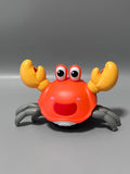 Porcelia Infant Toys, 21.7×12.6×11cm, Orange Crab Design, Auto Obstacle Avoidance, Safe Smooth ABS, for Ages 3+