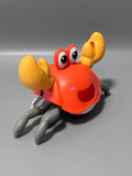 Porcelia Infant Toys, 21.7×12.6×11cm, Orange Crab Design, Auto Obstacle Avoidance, Safe Smooth ABS, for Ages 3+