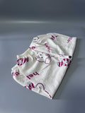 Rutoe Infants' Trousers, Cotton Pants for 6-9 Months, Loose Fit with Adorable Rabbit Print