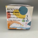 KOIJYFNL Infant Toys – Colorful Plastic Baby Shakers for Ages 0-3 (Set of 4)
