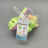 Magneverse Infant Toys, Colorful Plastic Rattles for 0-3 Years, 4-Piece Set, Safe and Durable Baby Toys, Multicolor