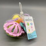 KOIJYFNL Infant Toys – Colorful Plastic Baby Shakers for Ages 0-3 (Set of 4)