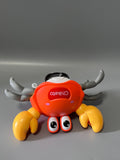 Chiketo Infant Toy, Smart Sensing Crab Toy, Obstacle Avoidance & Auto Direction Change, ABS Material, Orange