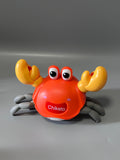 Chiketo Infant Toy, Smart Sensing Crab Toy, Obstacle Avoidance & Auto Direction Change, ABS Material, Orange